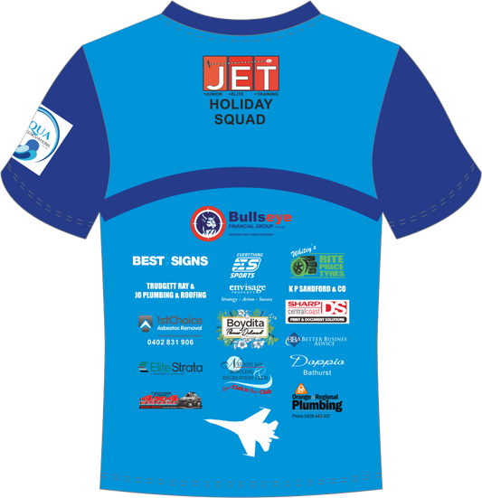JET School Holiday T-shirts - Blue